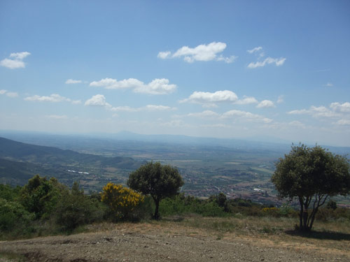 Veduta della Valdichiana da Castiglion Maggio